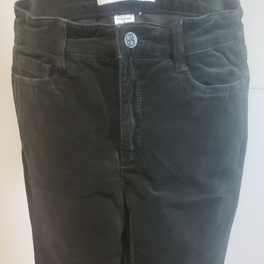 Croft and Barrow Corduroy in Deep Forest Green